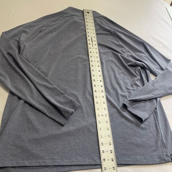 Free Fly Sweater Quarter Zip Pullover Mens 2X Blue Performance Bamboo - Picture 7 of 7